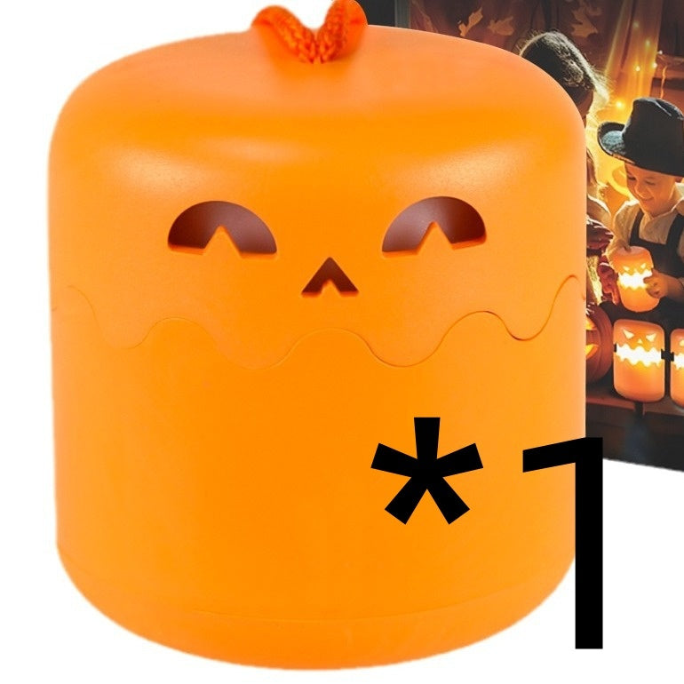 Halloween Pumpkin Lamp Foldable Portable Small Night Lamp - Bellarte Enchanté Halloween Pumpkin Lamp Foldable Portable Small Night Lamp